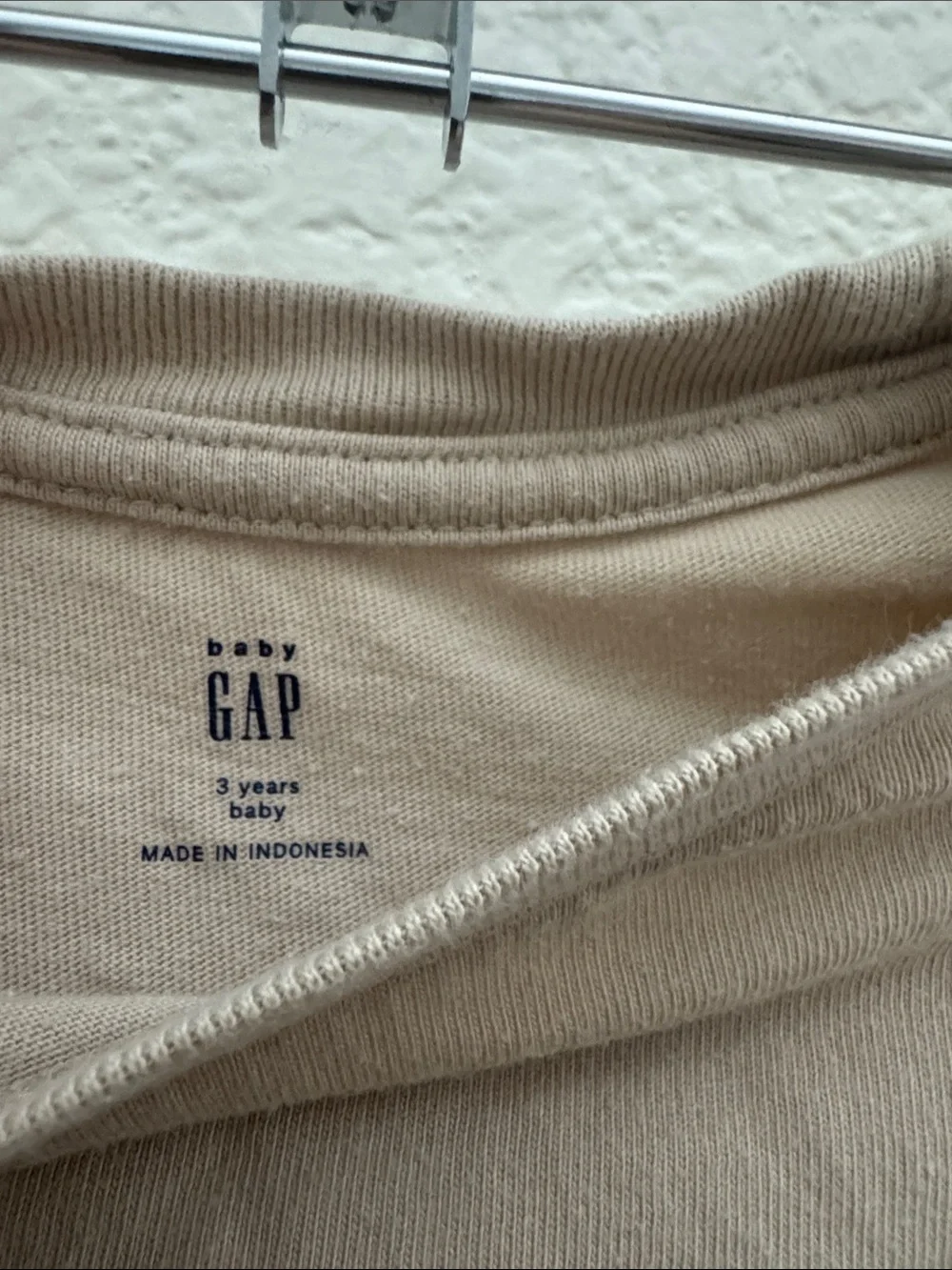 Baby GAP Toddler Long Sleeve Shirt Bundle 3T Green & Beige Colorblock Tees